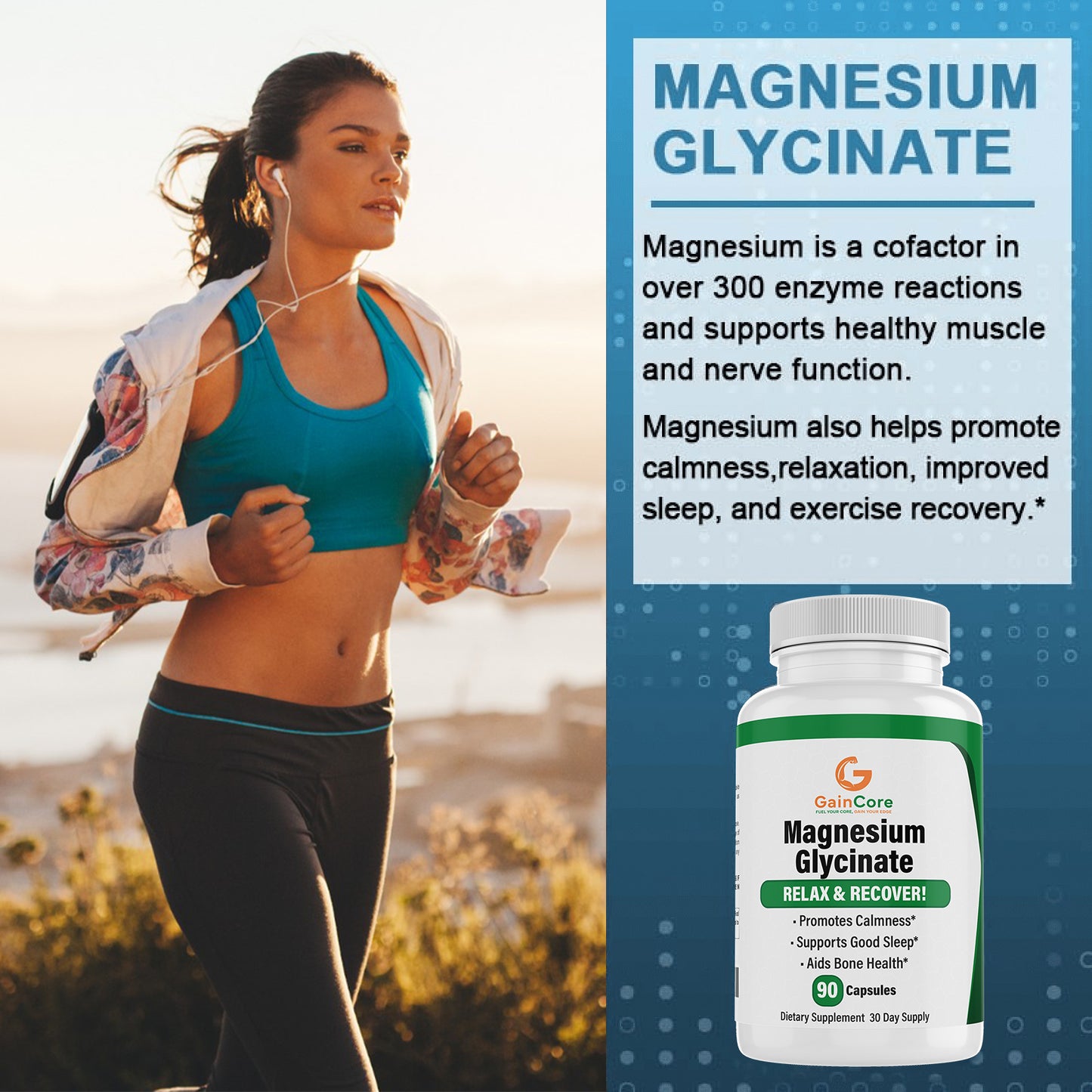 Magnesium Glycinate Calm & Recovery Optimizer
