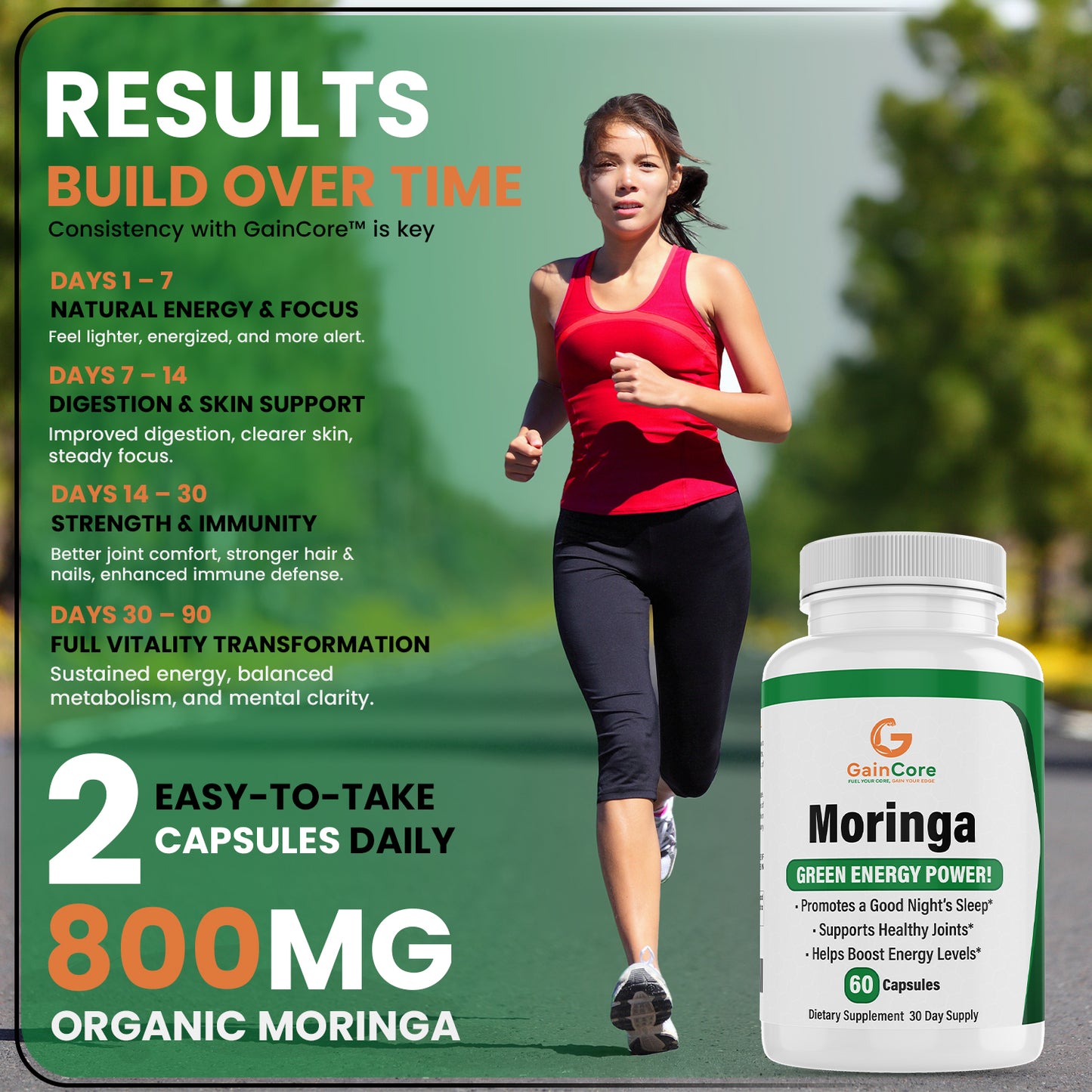 Moringa Oleifera Natural Energy Amplifier