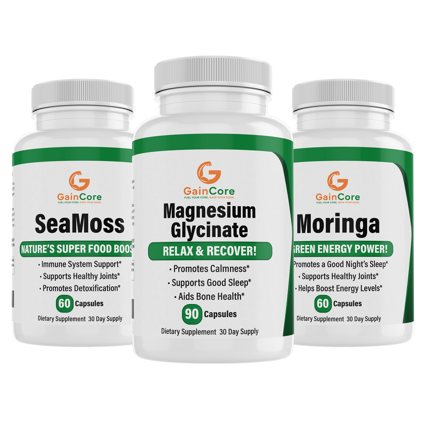 Complete Vitality Pack (Sea Moss + Moringa + Magnesium)