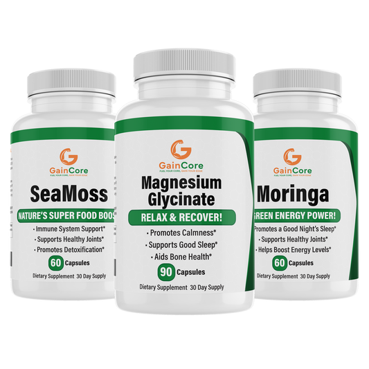 Complete Vitality Pack (Sea Moss + Moringa + Magnesium)
