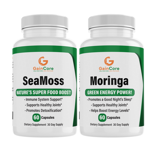 Vital Greens Duo (Sea Moss + Moringa)